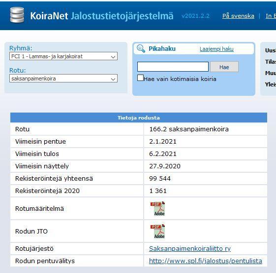 Jalostustietojärjestelmä