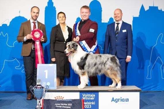 Junior handler SM-finaalin voittaja 2023