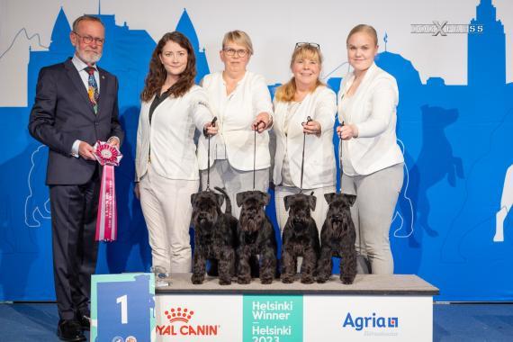 Helsinki Winner 2023 BIS kasvattaja DogXpress