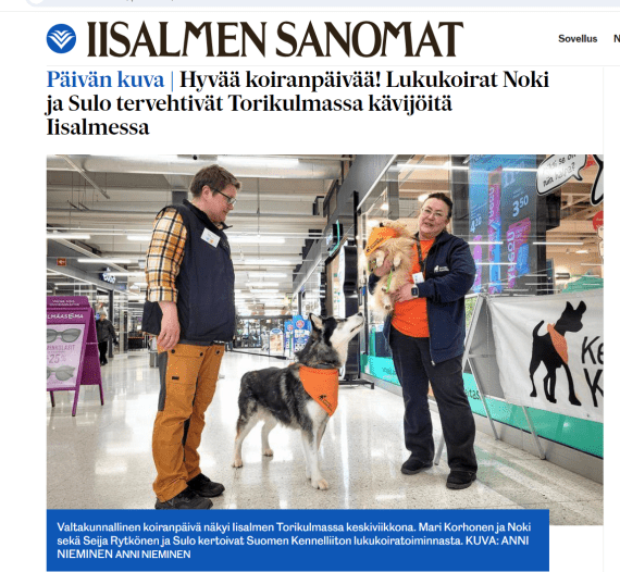 Koiranpäivän tapahtumaa Iisalmessa