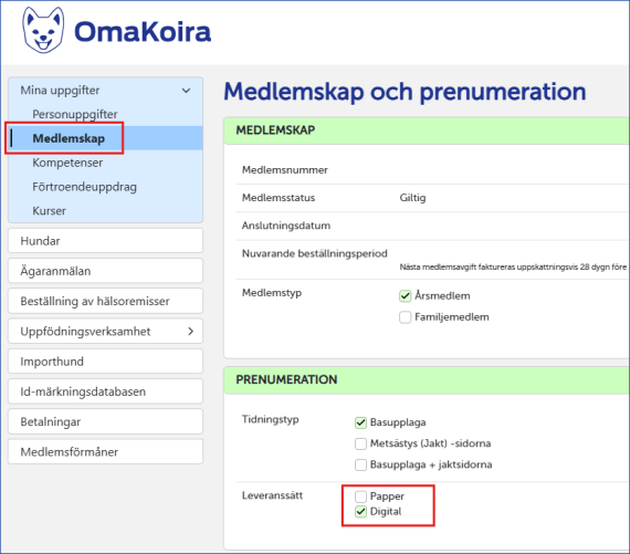 Bild om Omakoira-tjänst