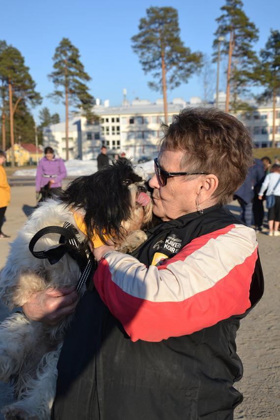 Vuoden koira Topias ja ohjaaja Ulla-Maija SyrjÃ¤lahti