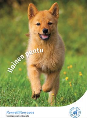 Kennelliiton Iloinen pentu -oppaan kansi