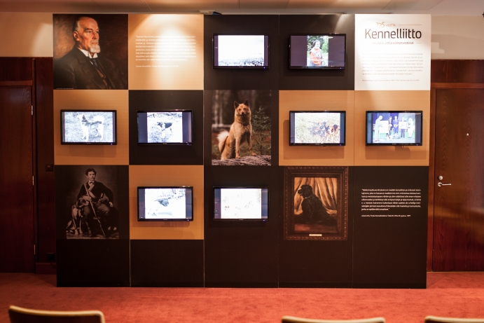 The Finnish Kennel Club's historical exhibition will be presented at several events during the jubilee year.