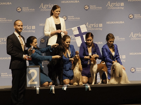 Junior handler Jeena Kantosalo
