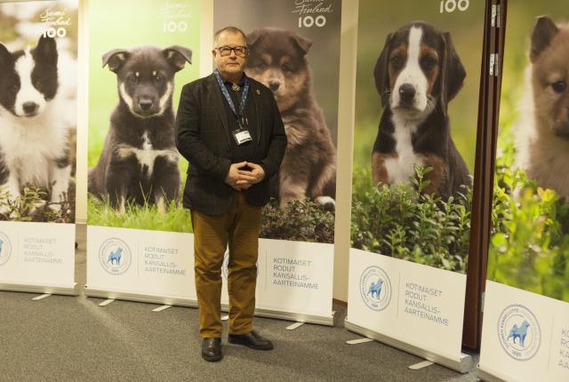 Kennelliiton hallituksen puheenjohtaja Harri Lehkonen