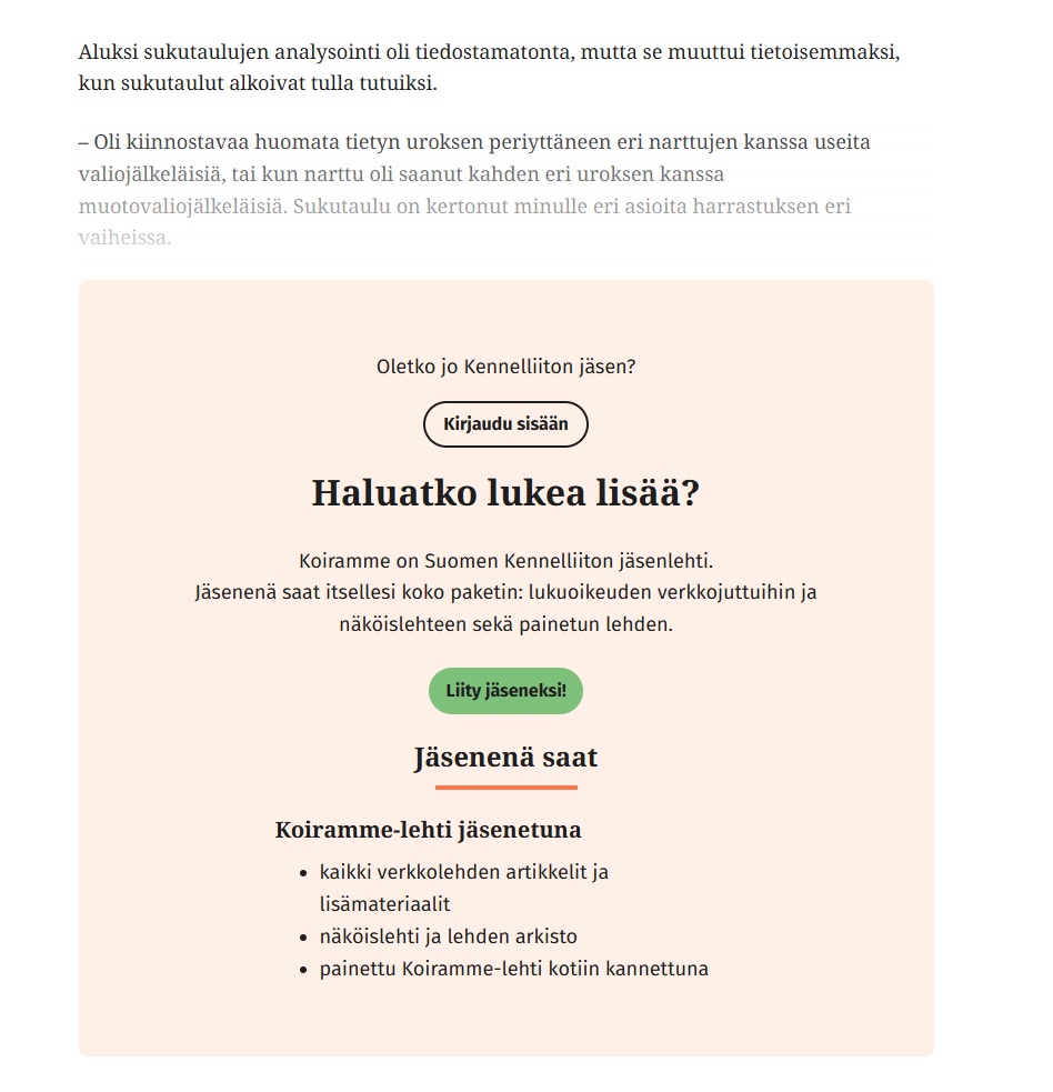 Koiramme.fi maksumuuri