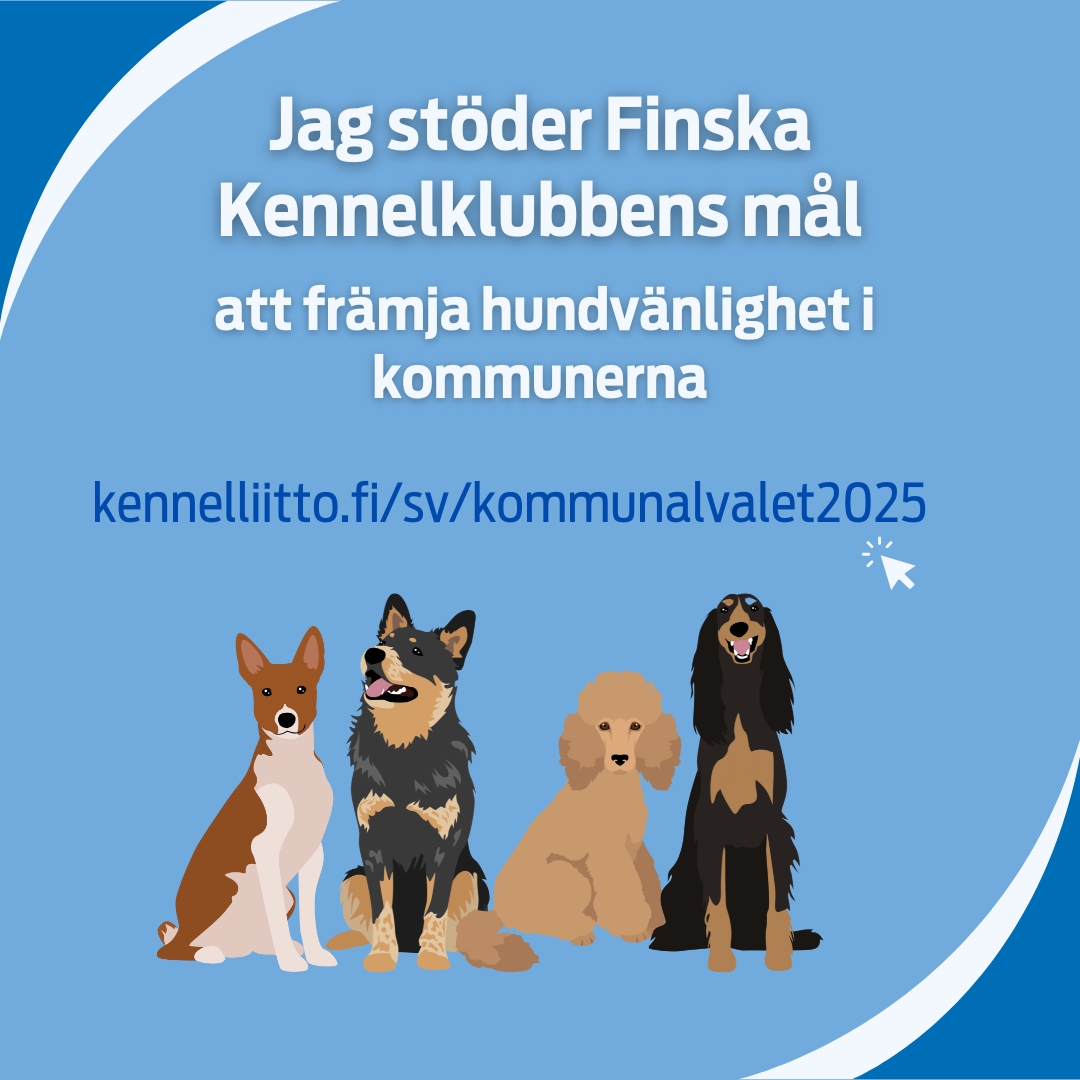 Suomen Kennelliiton kuntavaalitavoitteet på svenska