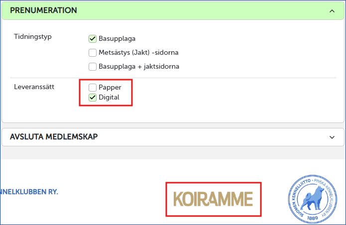 Bild om Omakoira-tjänst