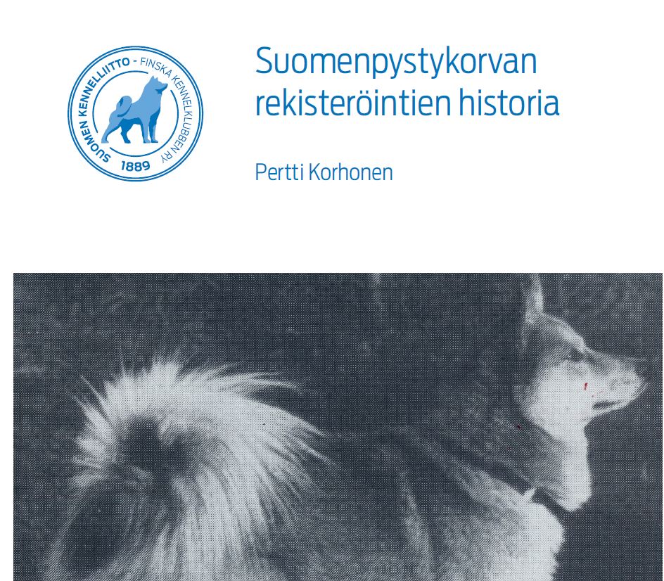 Suomenpystykorvien rekisteröinnin historia raportin kansi
